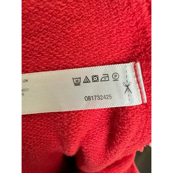 Anthropologie Daily Practice Horizon Jumpsuit Women's XS Red Wide Leg Lounge - Picture 9 of 9